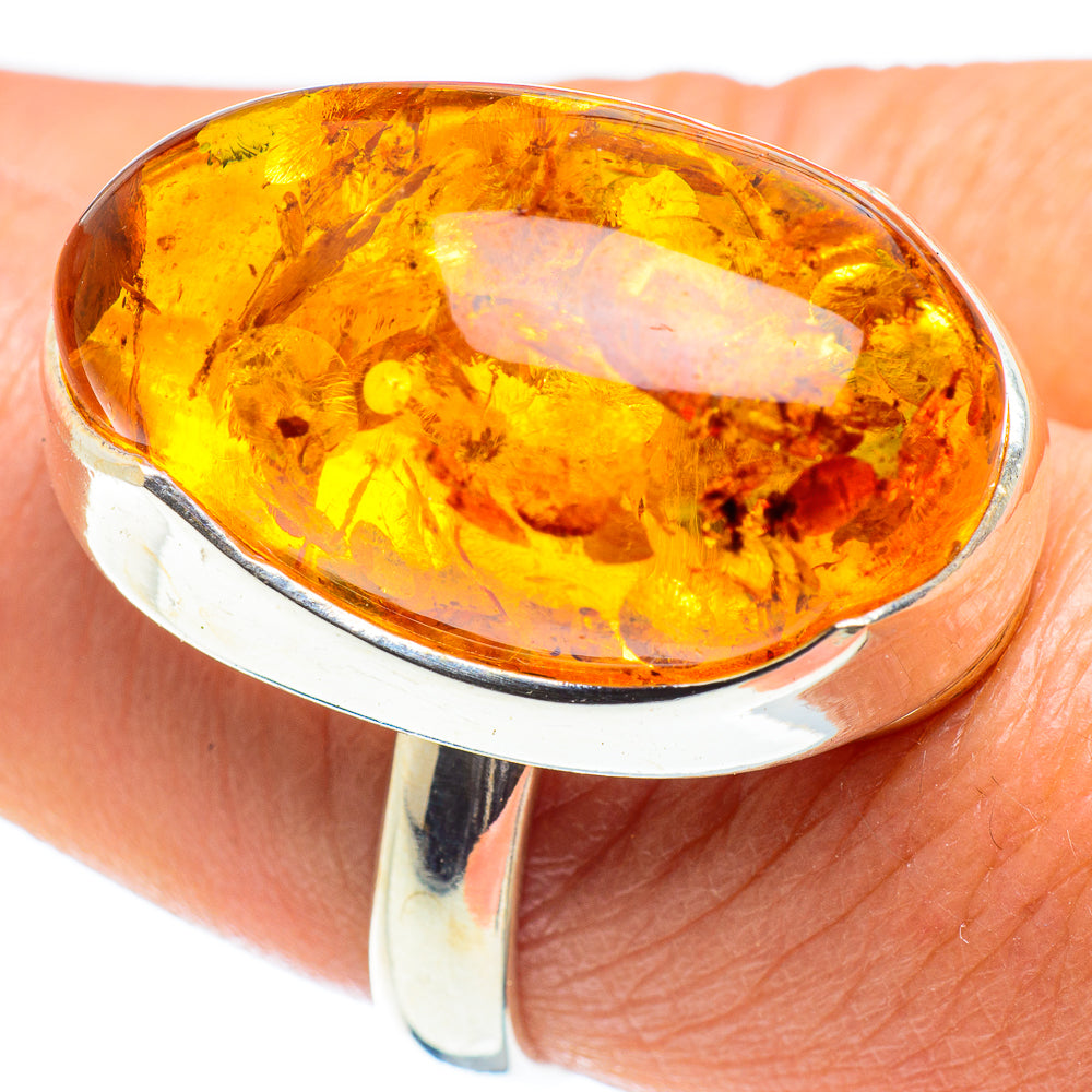 Baltic Amber Rings handcrafted by Anasilvercos - RING58349