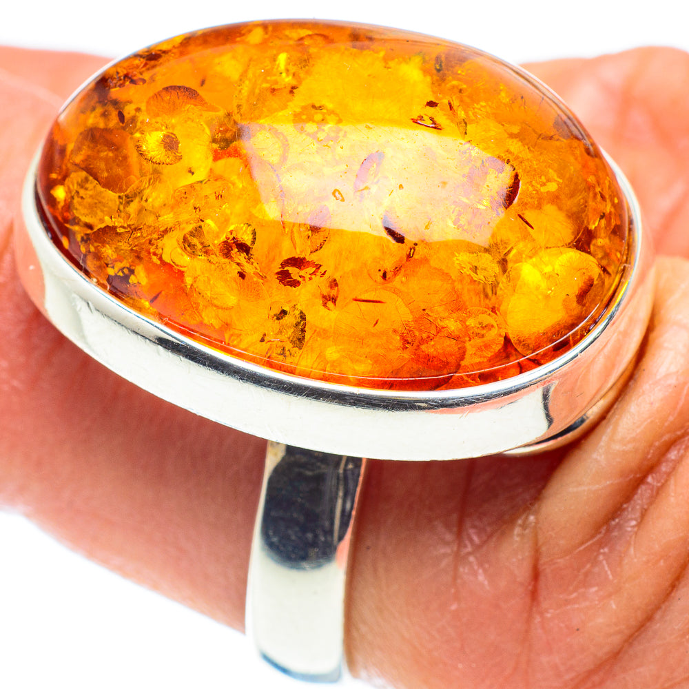 Baltic Amber Rings handcrafted by Anasilvercos - RING58351