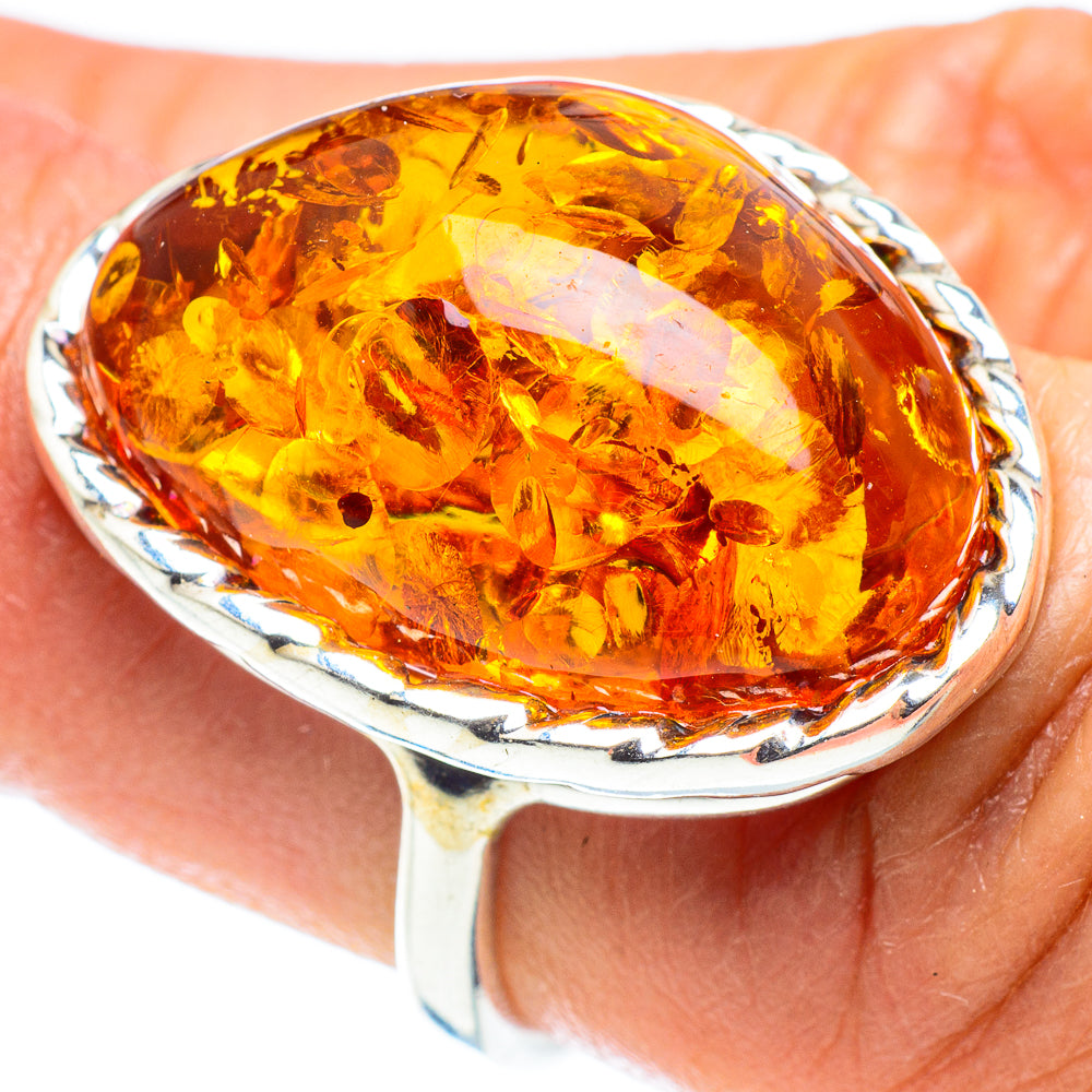 Baltic Amber Rings handcrafted by Anasilvercos - RING58353
