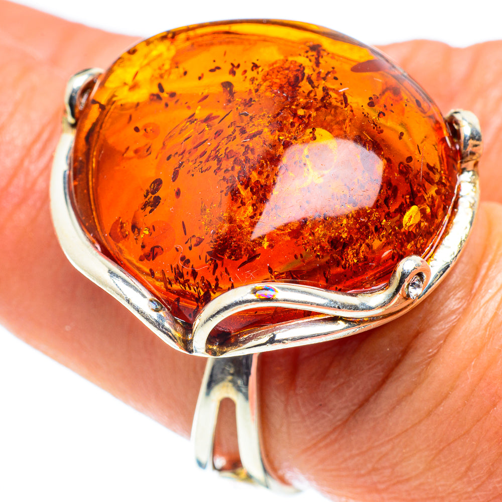 Baltic Amber Rings handcrafted by Anasilvercos - RING58354
