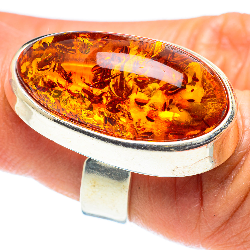 Baltic Amber Rings handcrafted by Anasilvercos - RING58355