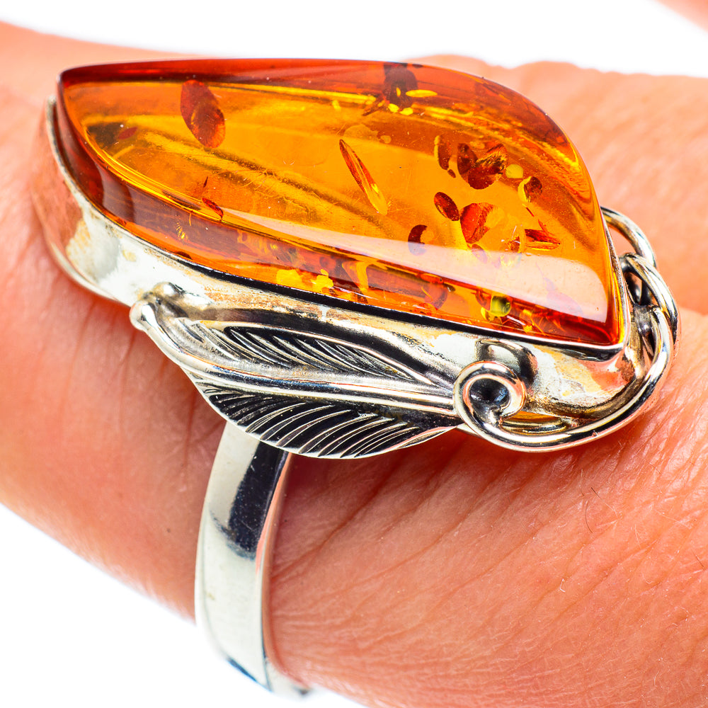 Baltic Amber Rings handcrafted by Anasilvercos - RING58361