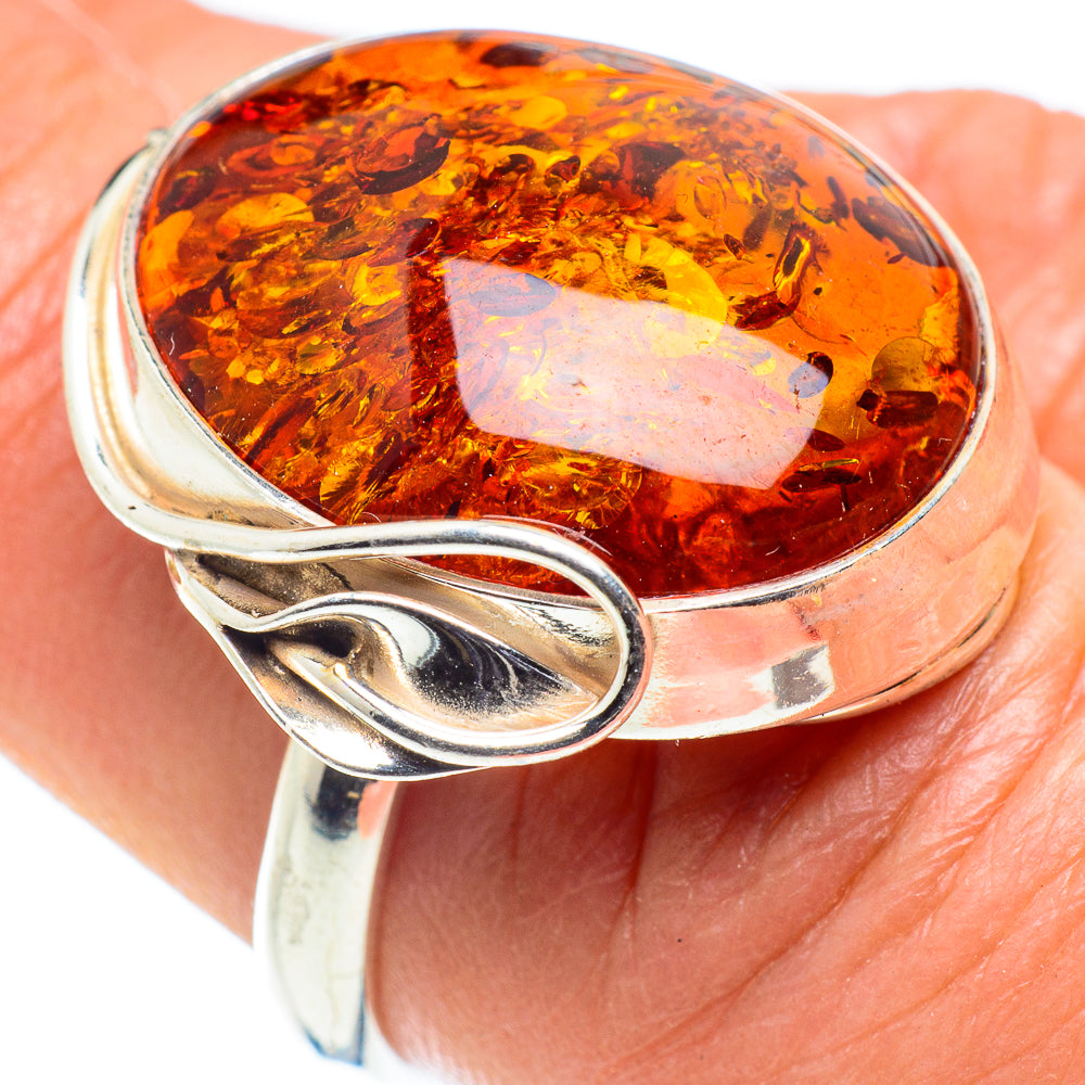 Baltic Amber Rings handcrafted by Anasilvercos - RING58365