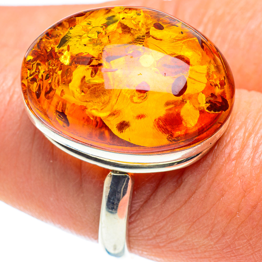 Baltic Amber Rings handcrafted by Anasilvercos - RING58366