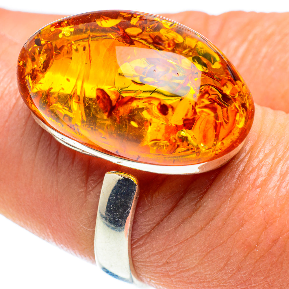 Baltic Amber Rings handcrafted by Anasilvercos - RING58369