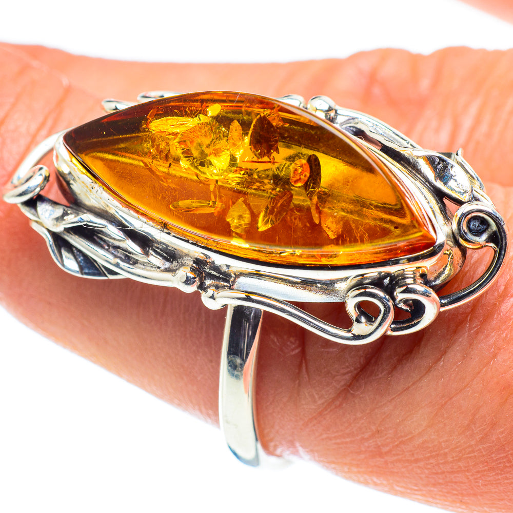 Baltic Amber Rings handcrafted by Anasilvercos - RING58379