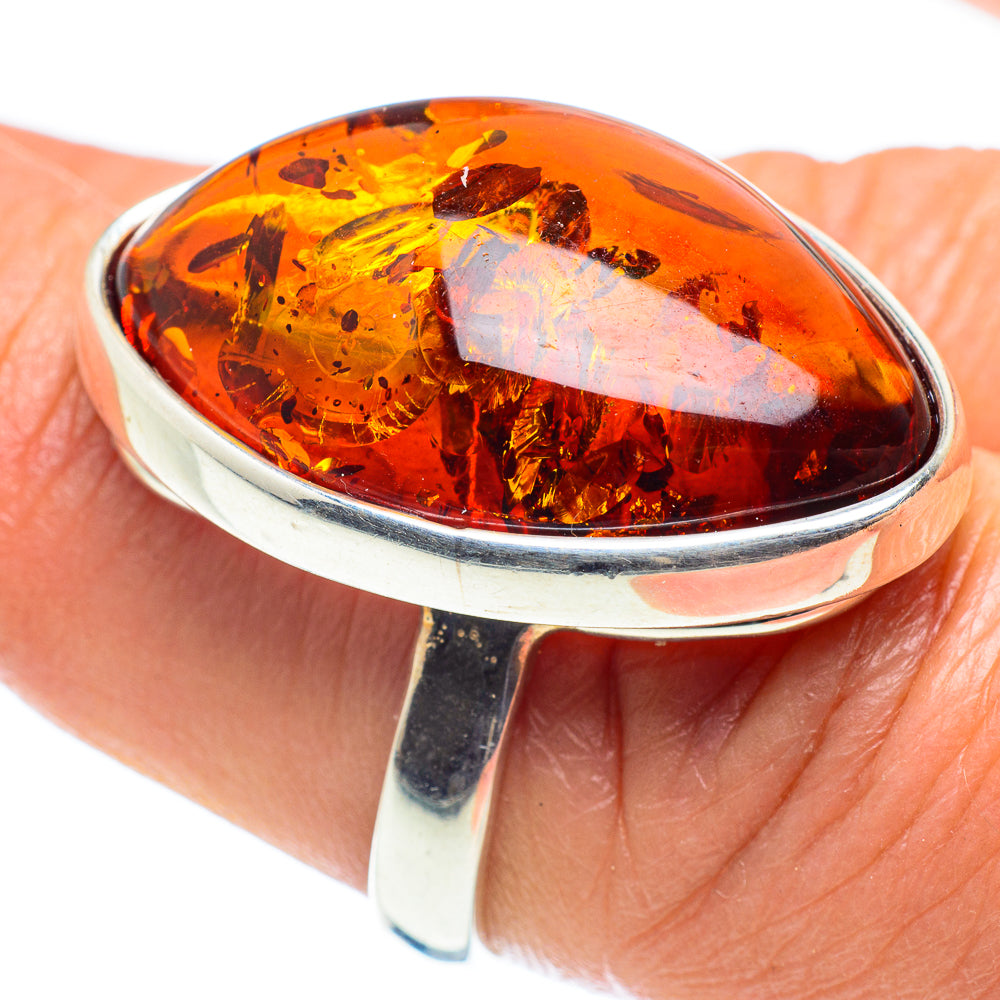 Baltic Amber Rings handcrafted by Anasilvercos - RING58383