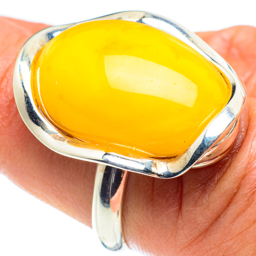 Baltic Amber Rings handcrafted by Anasilvercos - RING58385