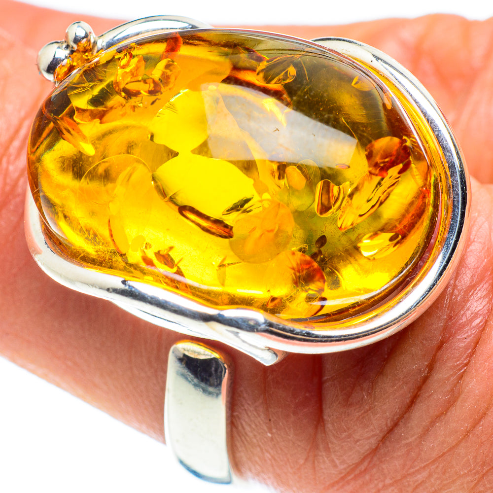 Baltic Amber Rings handcrafted by Anasilvercos - RING58389
