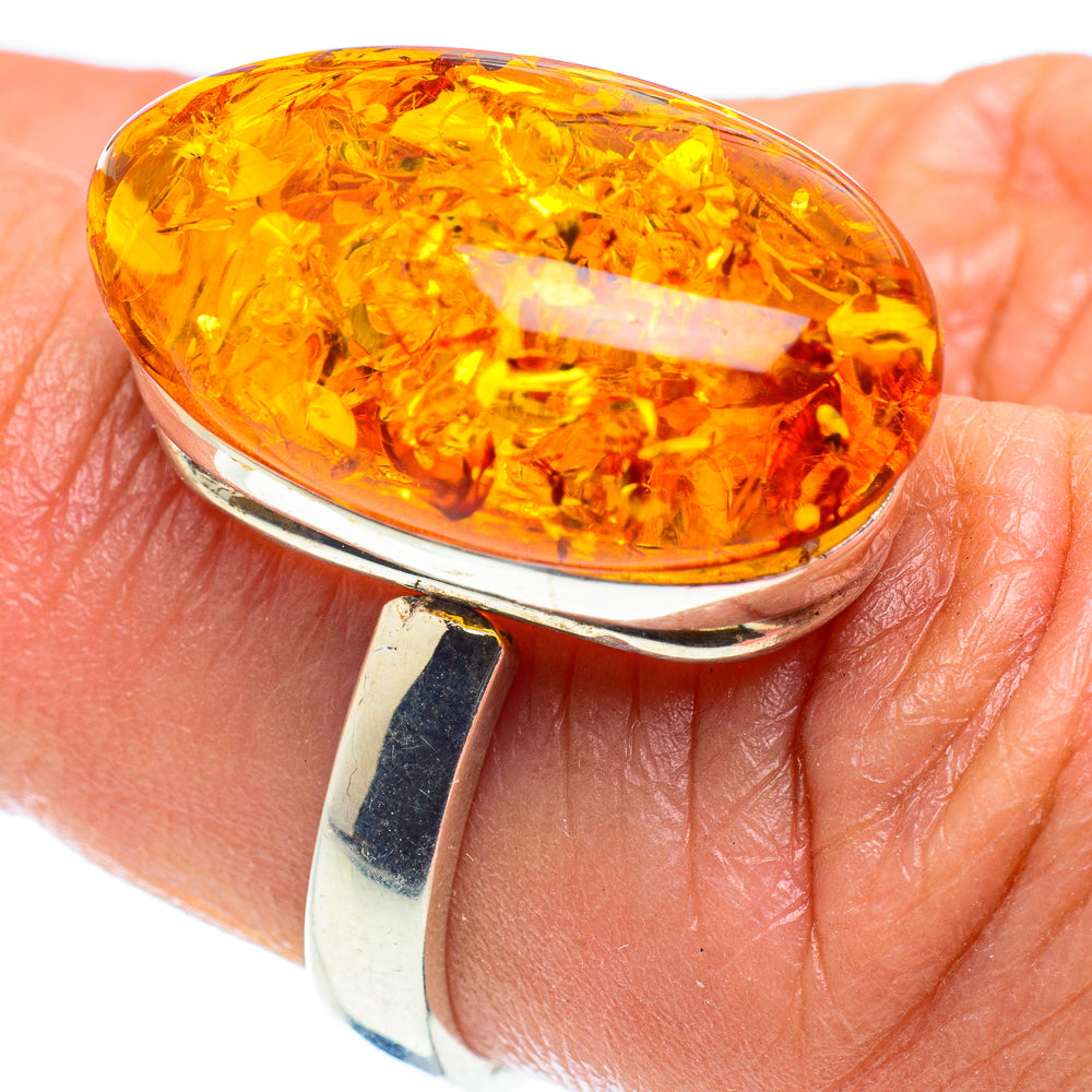 Baltic Amber Rings handcrafted by Anasilvercos - RING58390