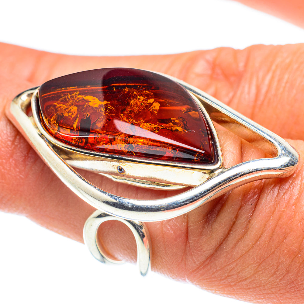 Baltic Amber Rings handcrafted by Anasilvercos - RING58396