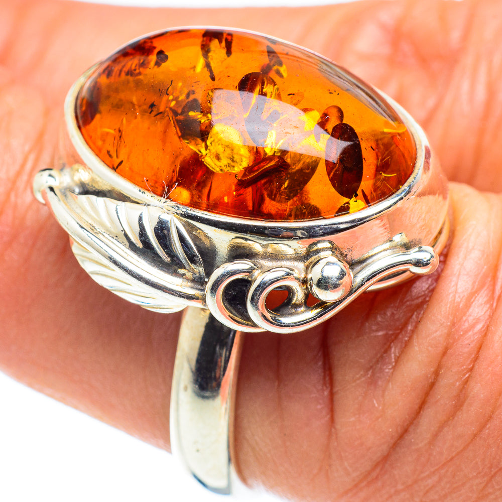 Baltic Amber Rings handcrafted by Anasilvercos - RING58403