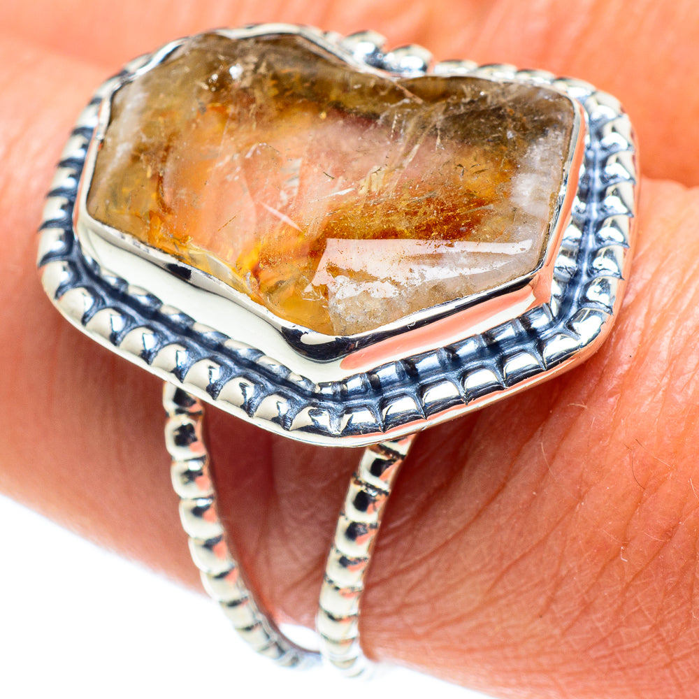 Citrine Rings handcrafted by Anasilvercos - RING58406