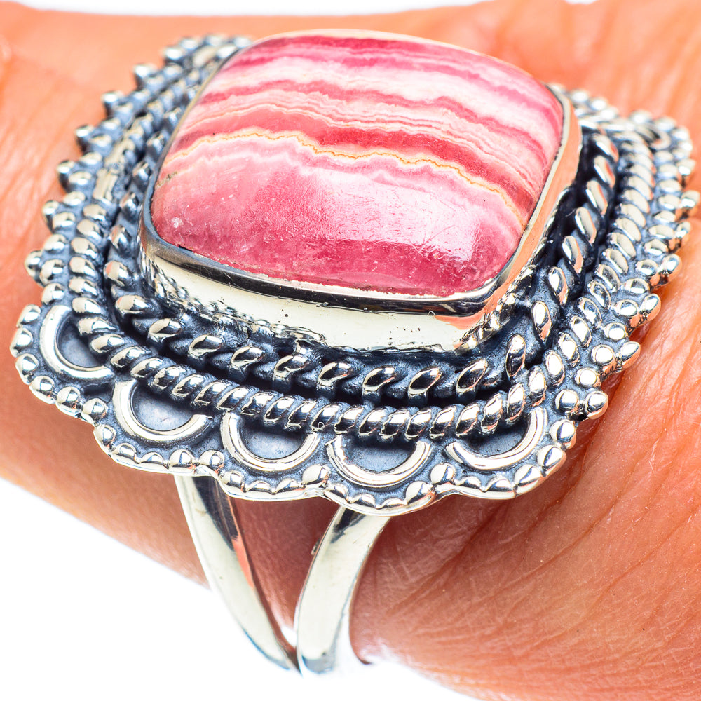 Rhodochrosite Rings handcrafted by Anasilvercos - RING58415