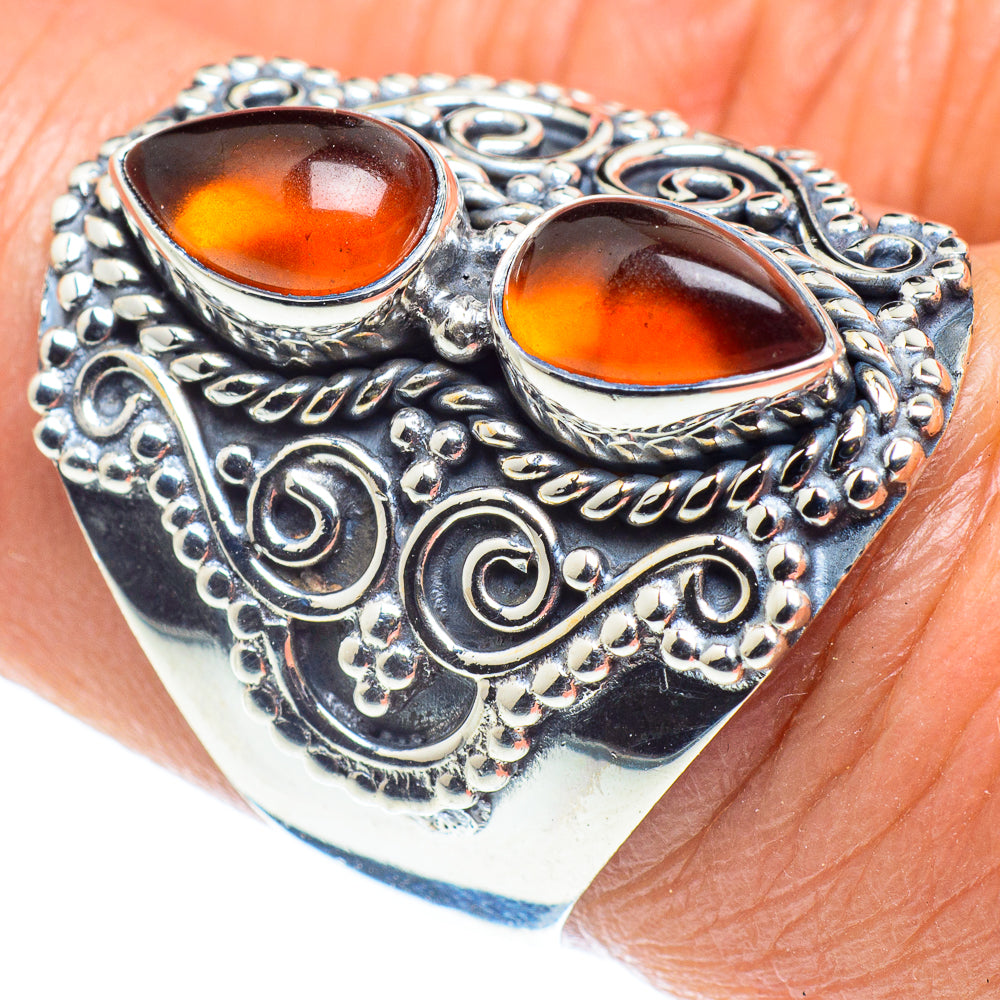 Carnelian Rings handcrafted by Anasilvercos - RING58430