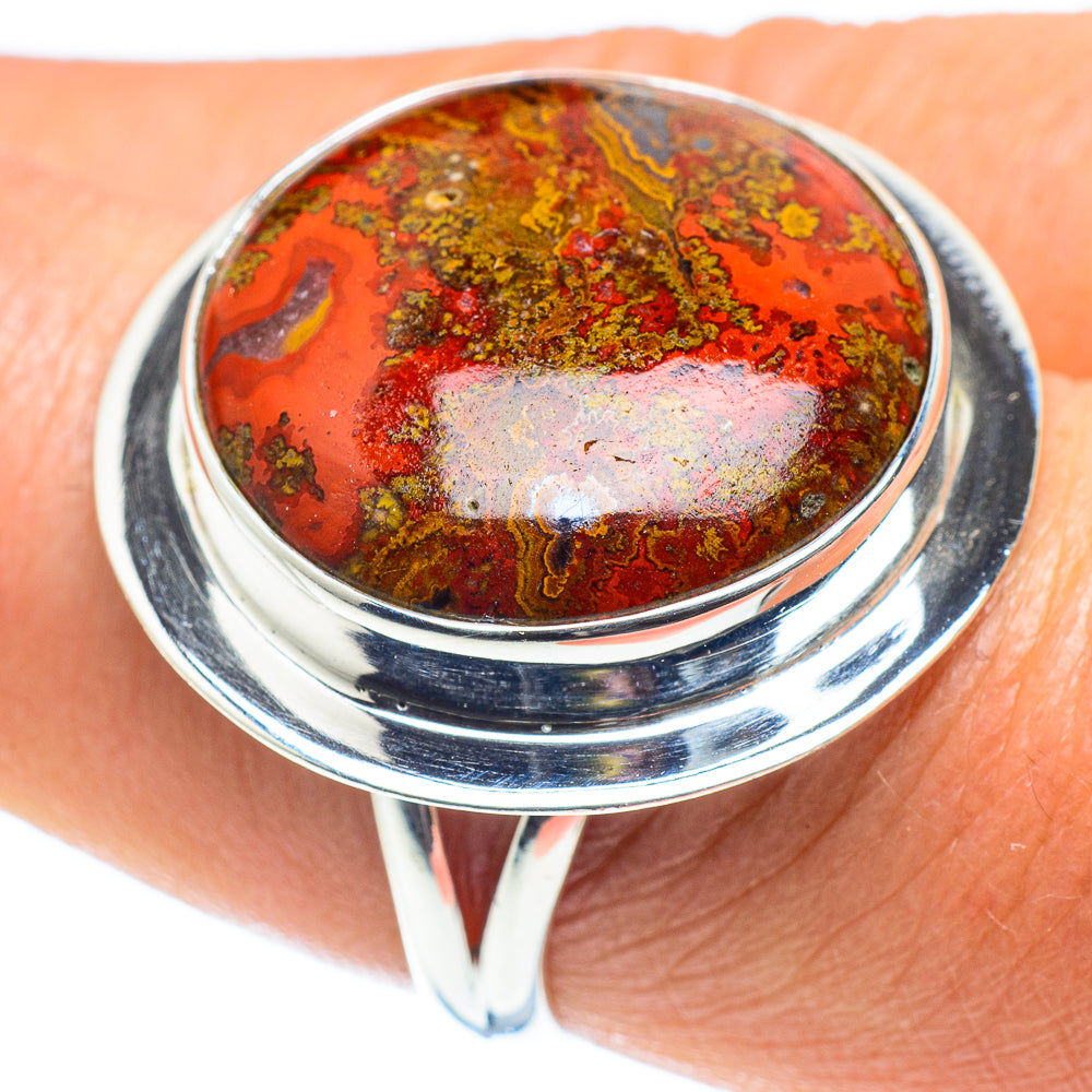 Moroccan Agate Rings handcrafted by Anasilvercos - RING58438