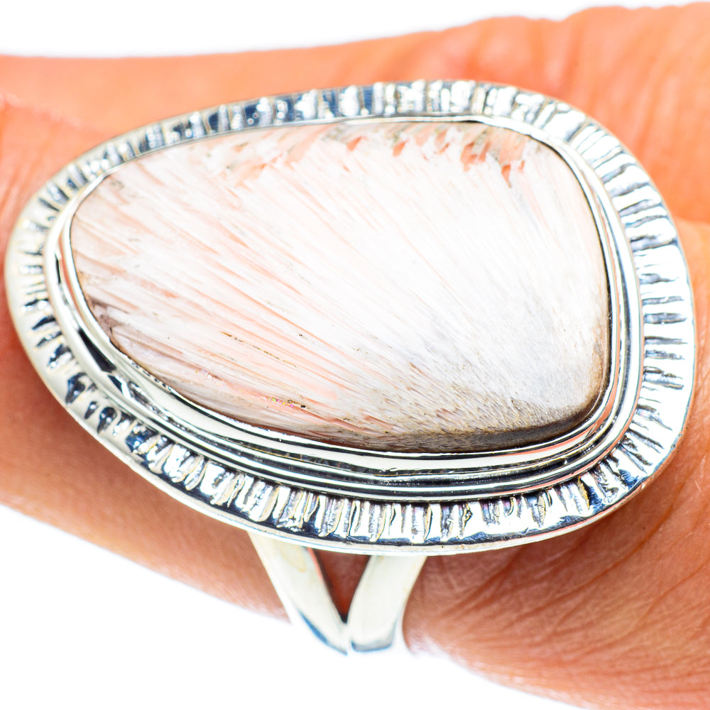 Scolecite Rings handcrafted by Anasilvercos - RING58445