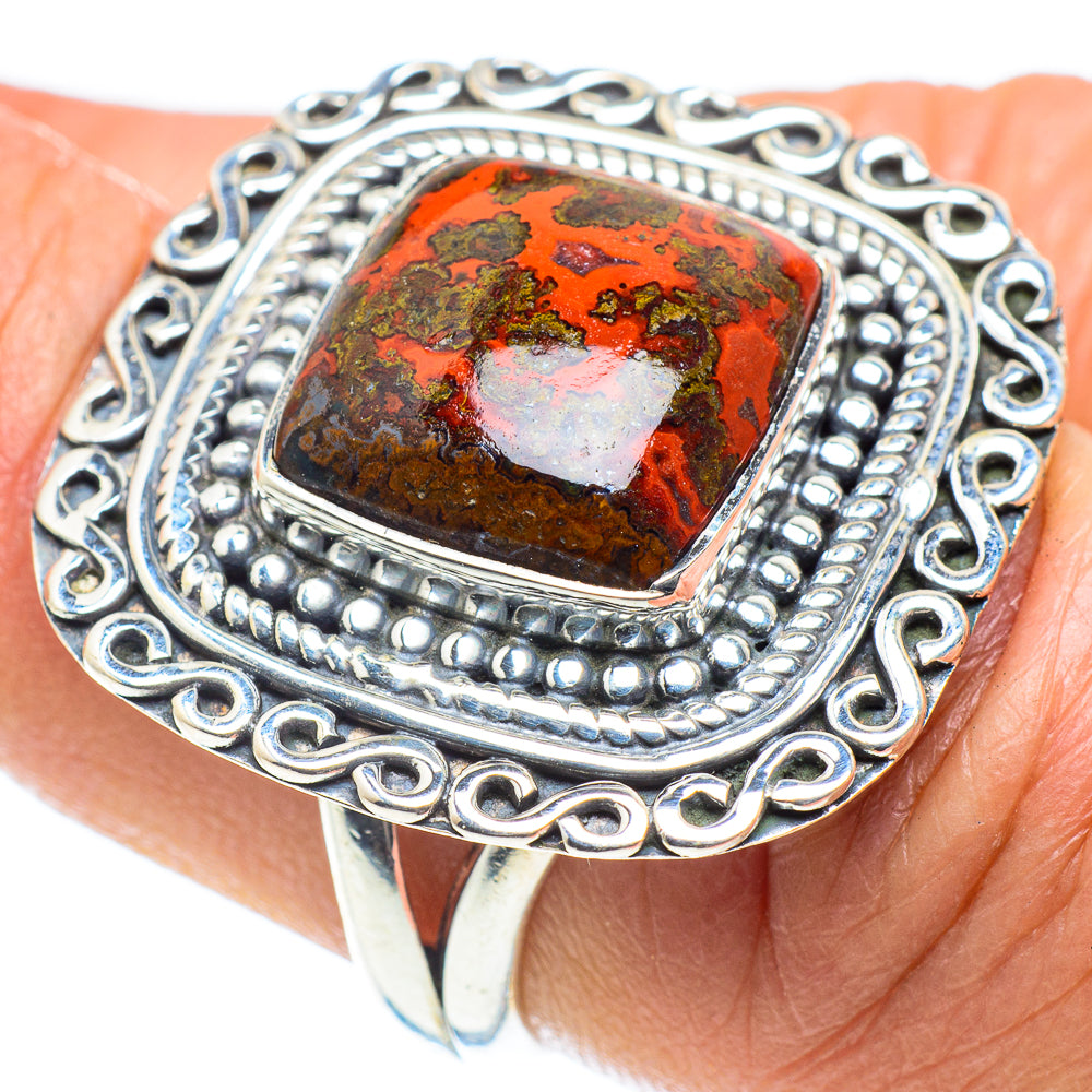 Moroccan Agate Rings handcrafted by Anasilvercos - RING58448