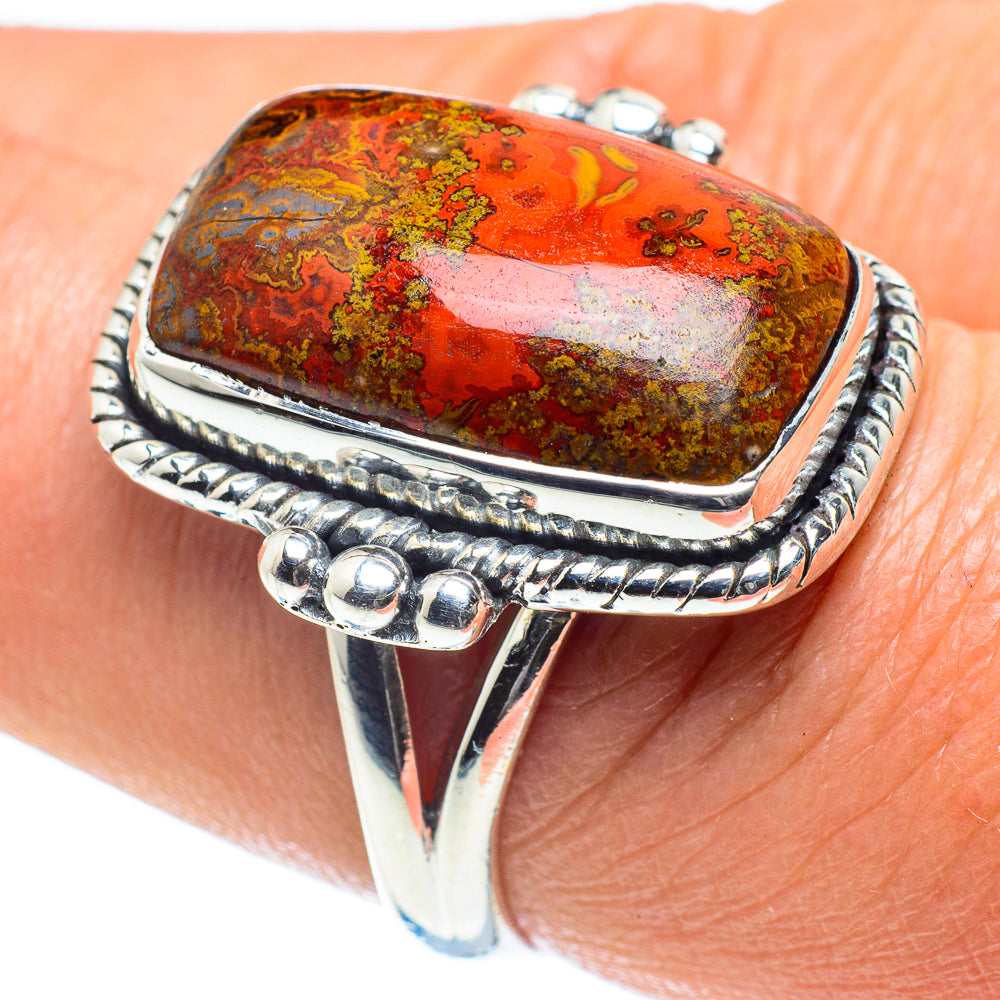 Moroccan Agate Rings handcrafted by Anasilvercos - RING58481