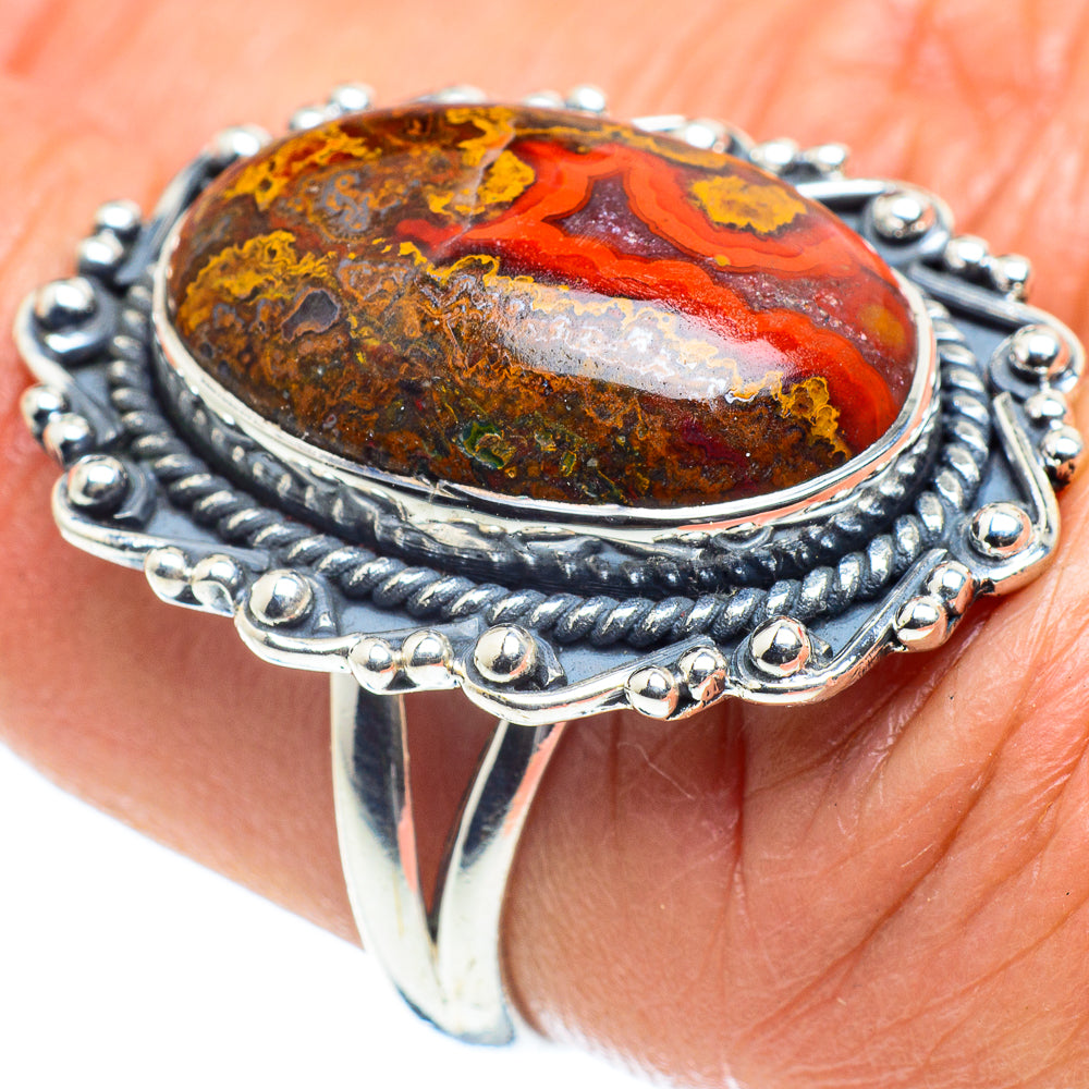 Moroccan Agate Rings handcrafted by Anasilvercos - RING58489