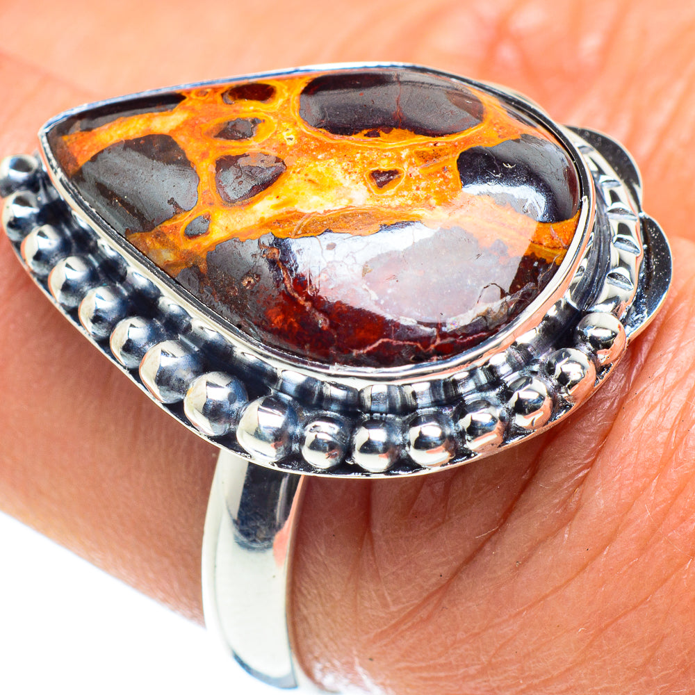Chert Breccia Rings handcrafted by Anasilvercos - RING58529