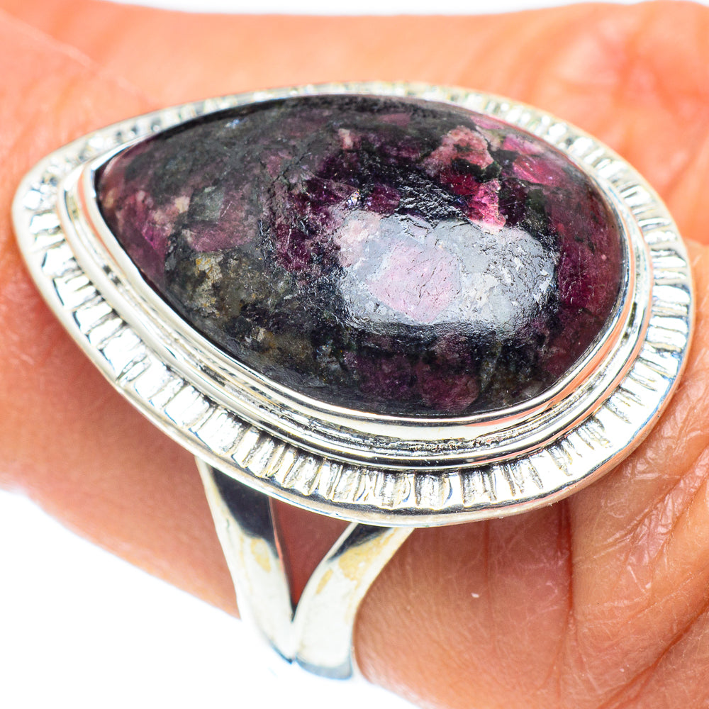 Russian Eudialyte Rings handcrafted by Anasilvercos - RING58533