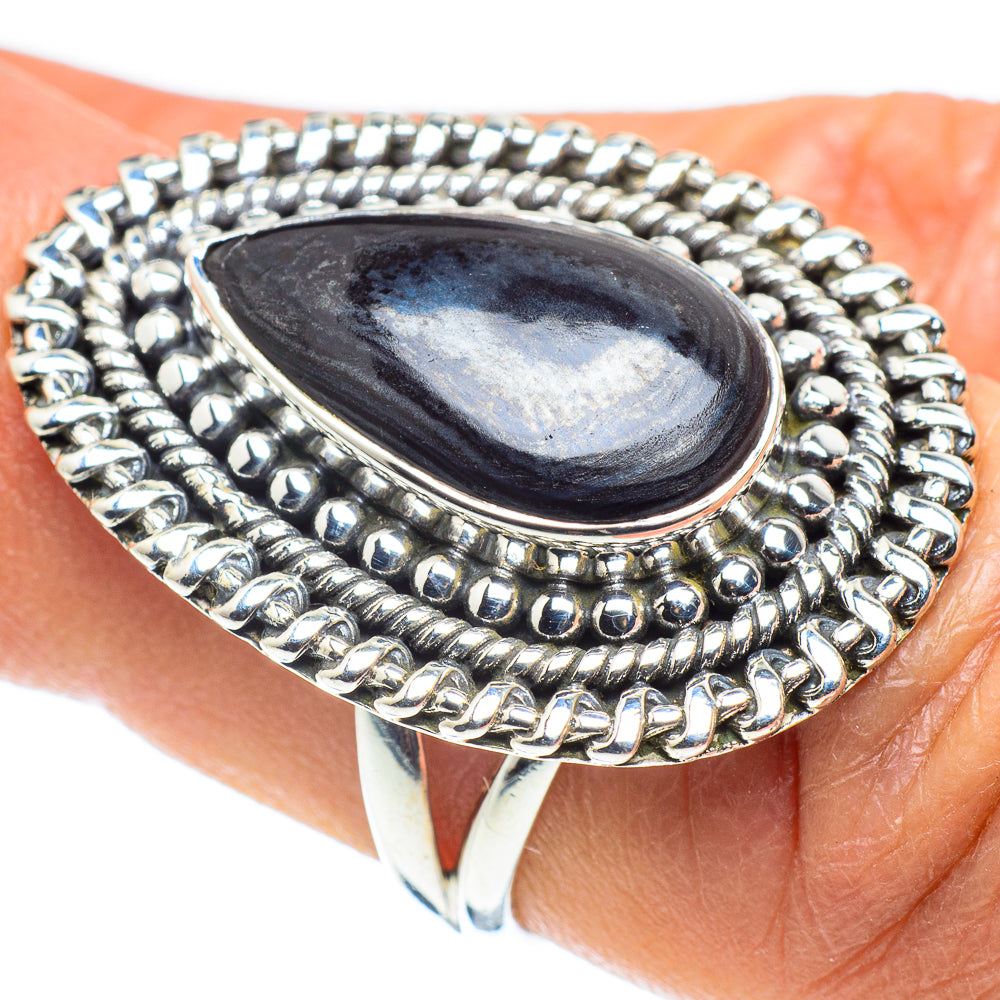 Psilomelane Rings handcrafted by Anasilvercos - RING58542