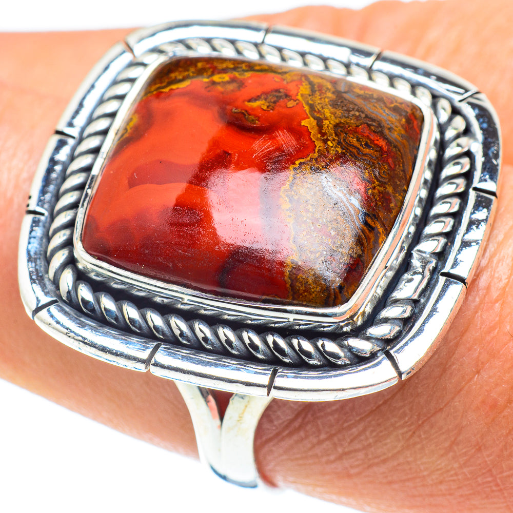 Moroccan Agate Rings handcrafted by Anasilvercos - RING58545