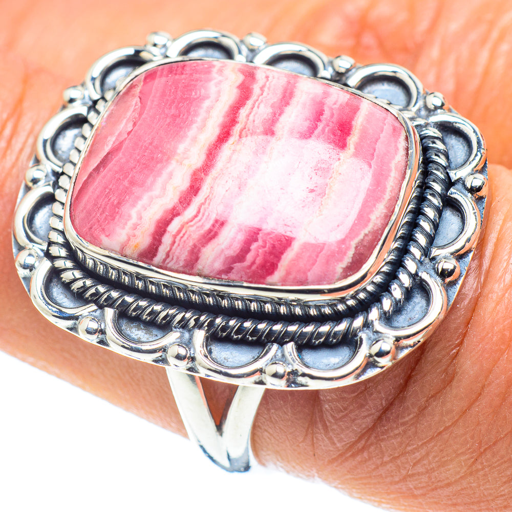 Rhodochrosite Rings handcrafted by Anasilvercos - RING58546