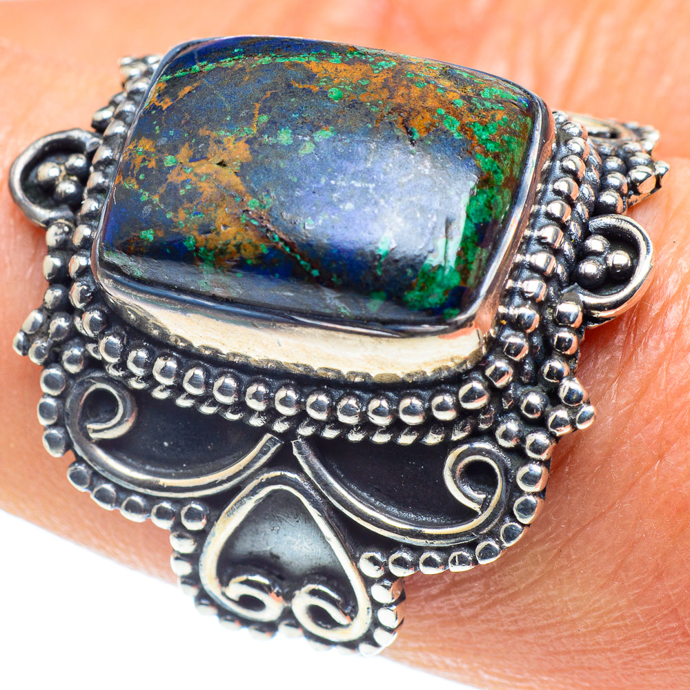 Chrysocolla Rings handcrafted by Anasilvercos - RING58556