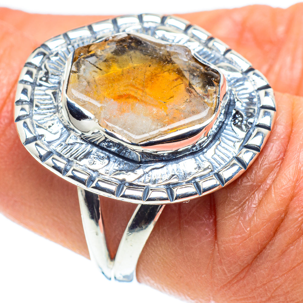 Citrine Rings handcrafted by Anasilvercos - RING58573