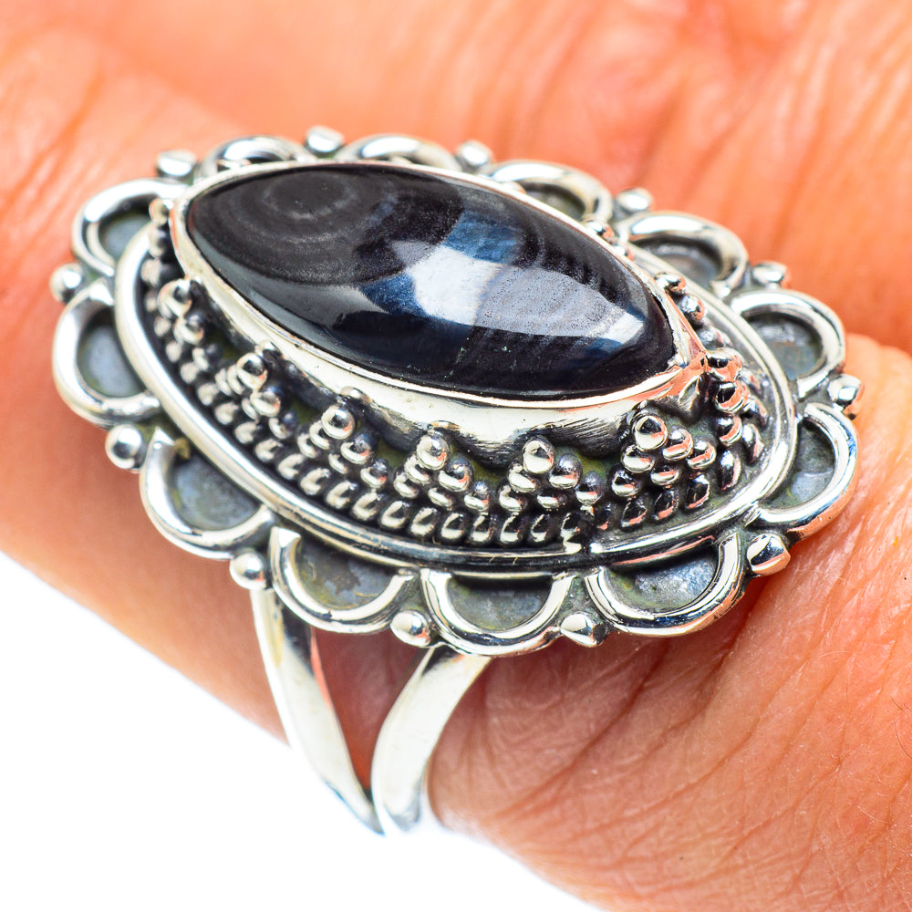 Psilomelane Rings handcrafted by Anasilvercos - RING58585