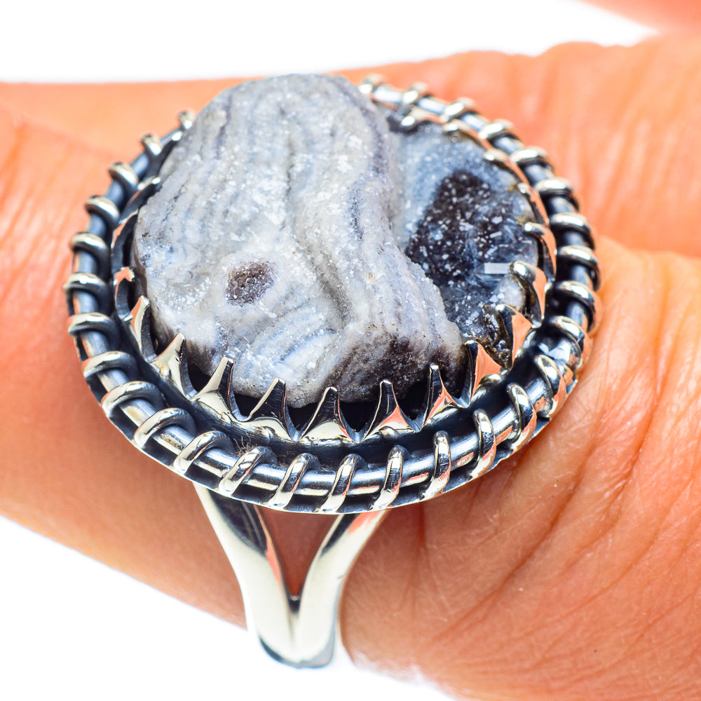 Desert Druzy Rings handcrafted by Anasilvercos - RING58586