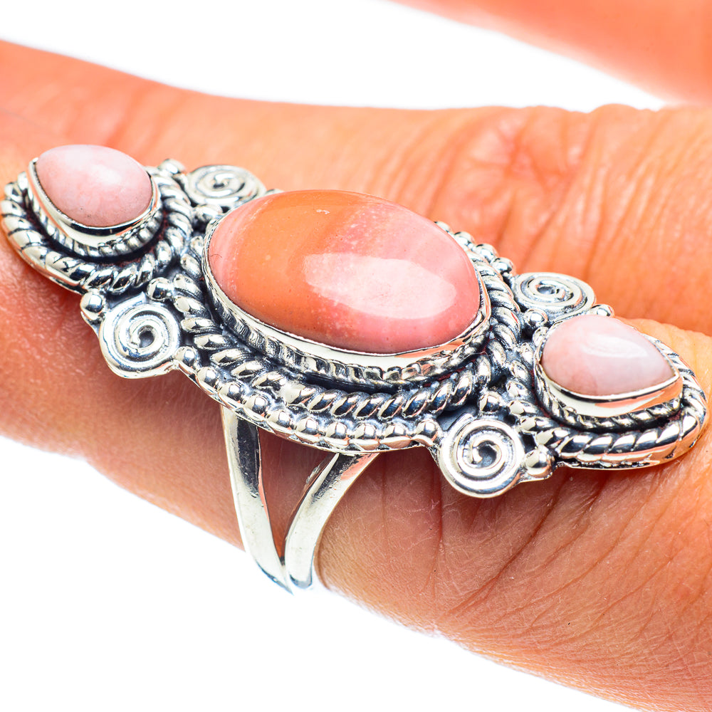 Pink Opal Rings handcrafted by Anasilvercos - RING58604