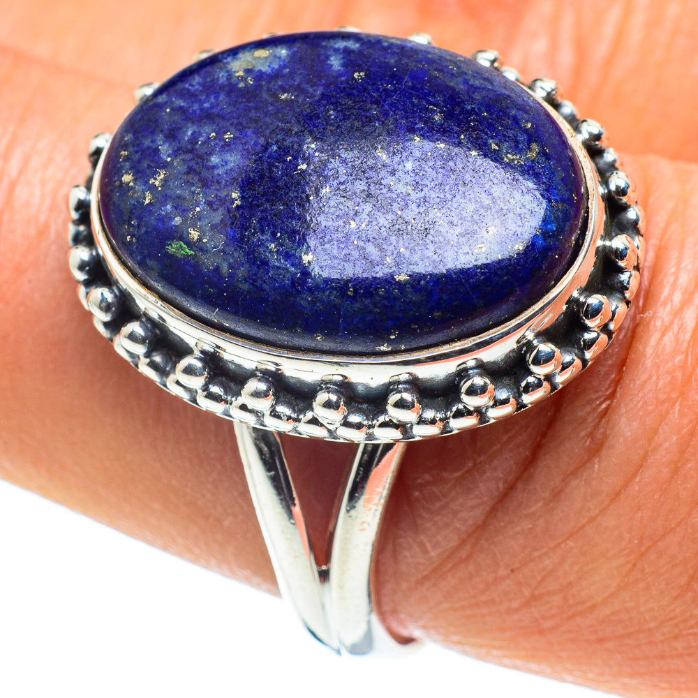 Lapis Lazuli Rings handcrafted by Anasilvercos - RING58626