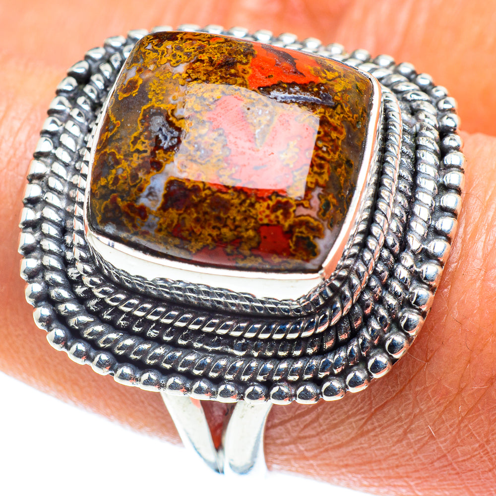 Moroccan Agate Rings handcrafted by Anasilvercos - RING58638