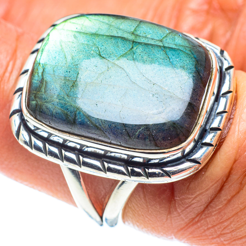 Labradorite Rings handcrafted by Anasilvercos - RING58643