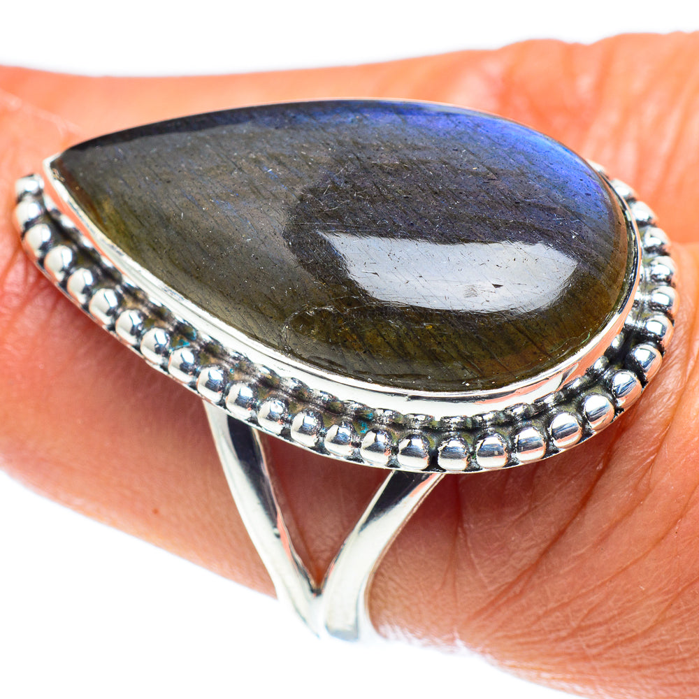 Labradorite Rings handcrafted by Anasilvercos - RING58652