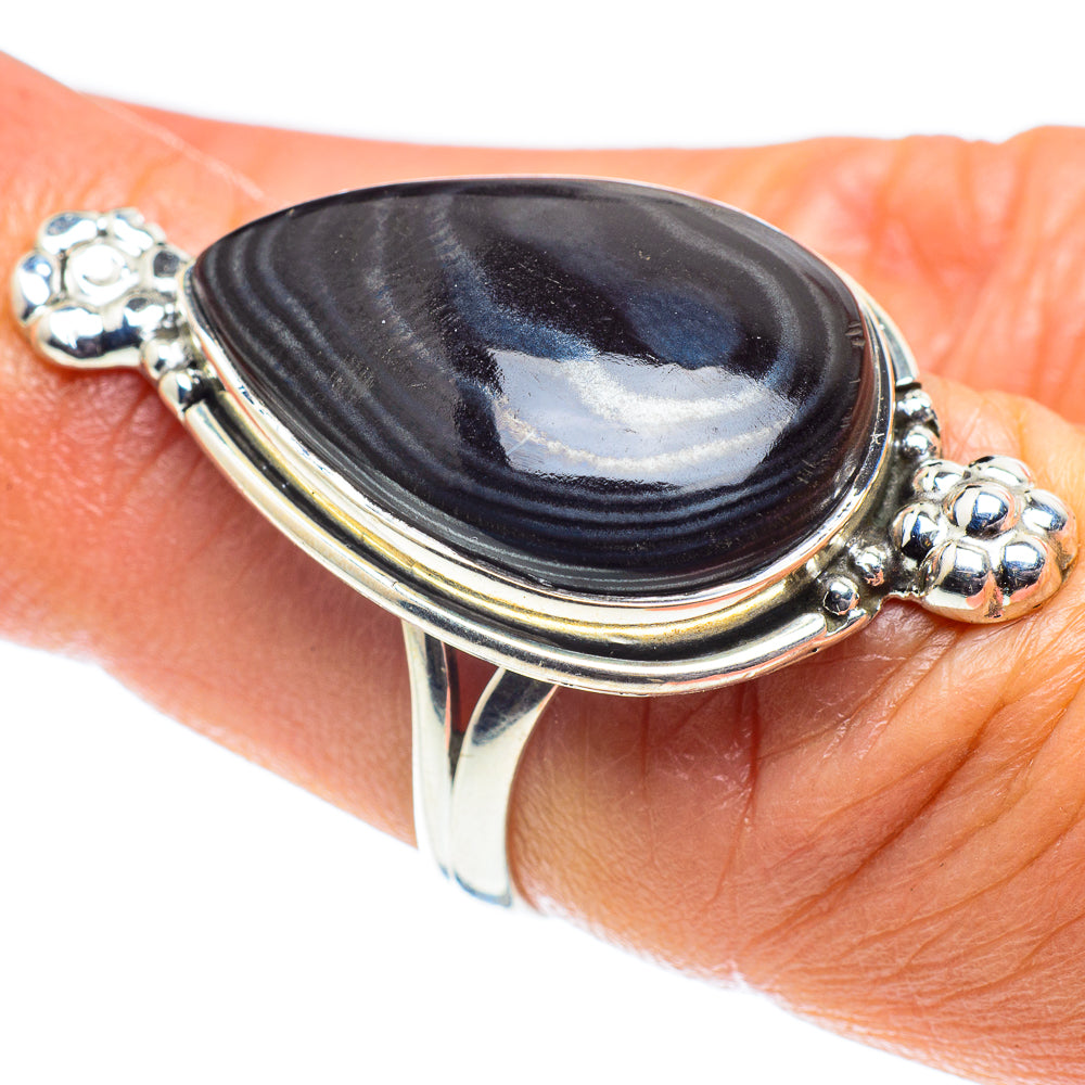 Psilomelane Rings handcrafted by Anasilvercos - RING58674