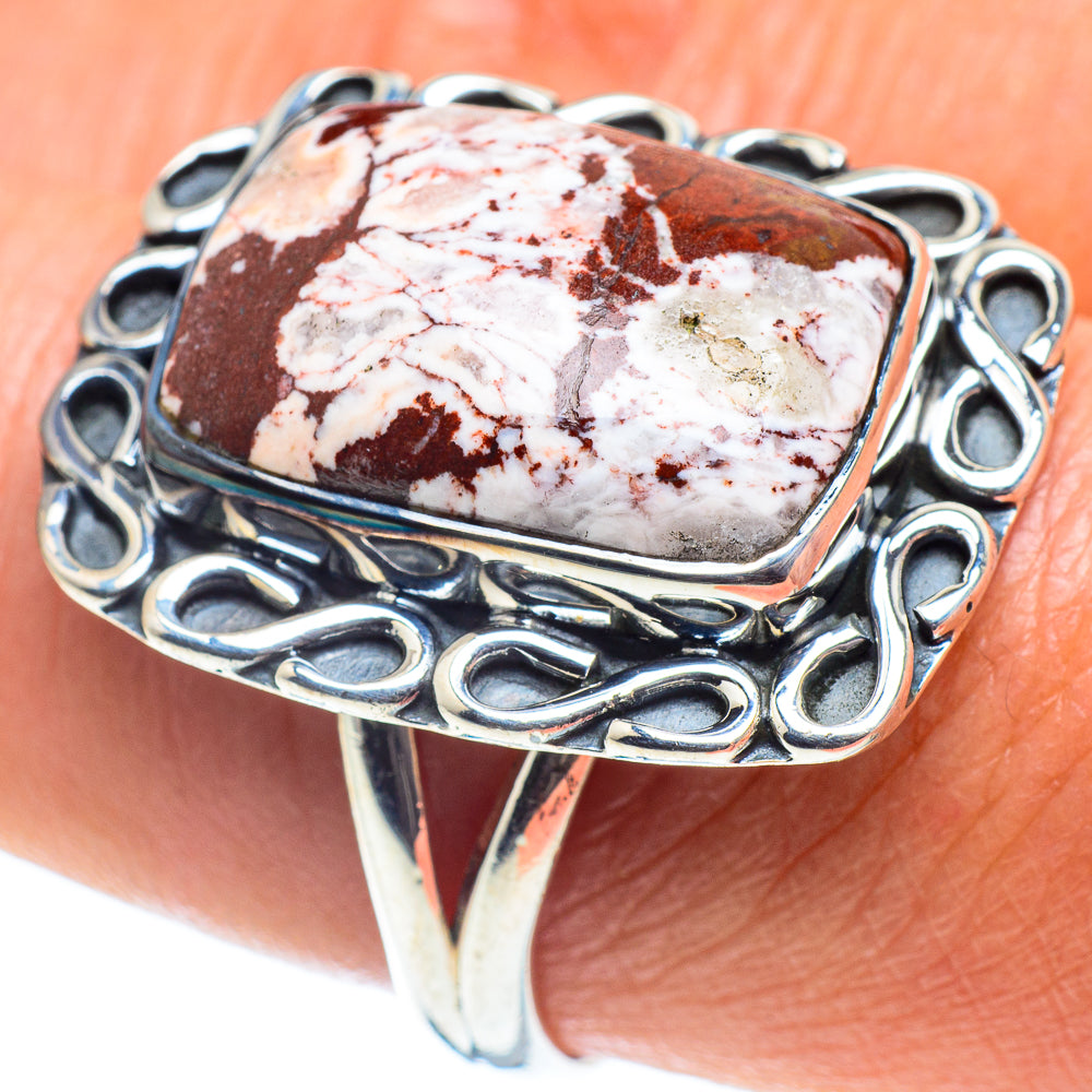 Wild Horse Jasper Rings handcrafted by Anasilvercos - RING58708