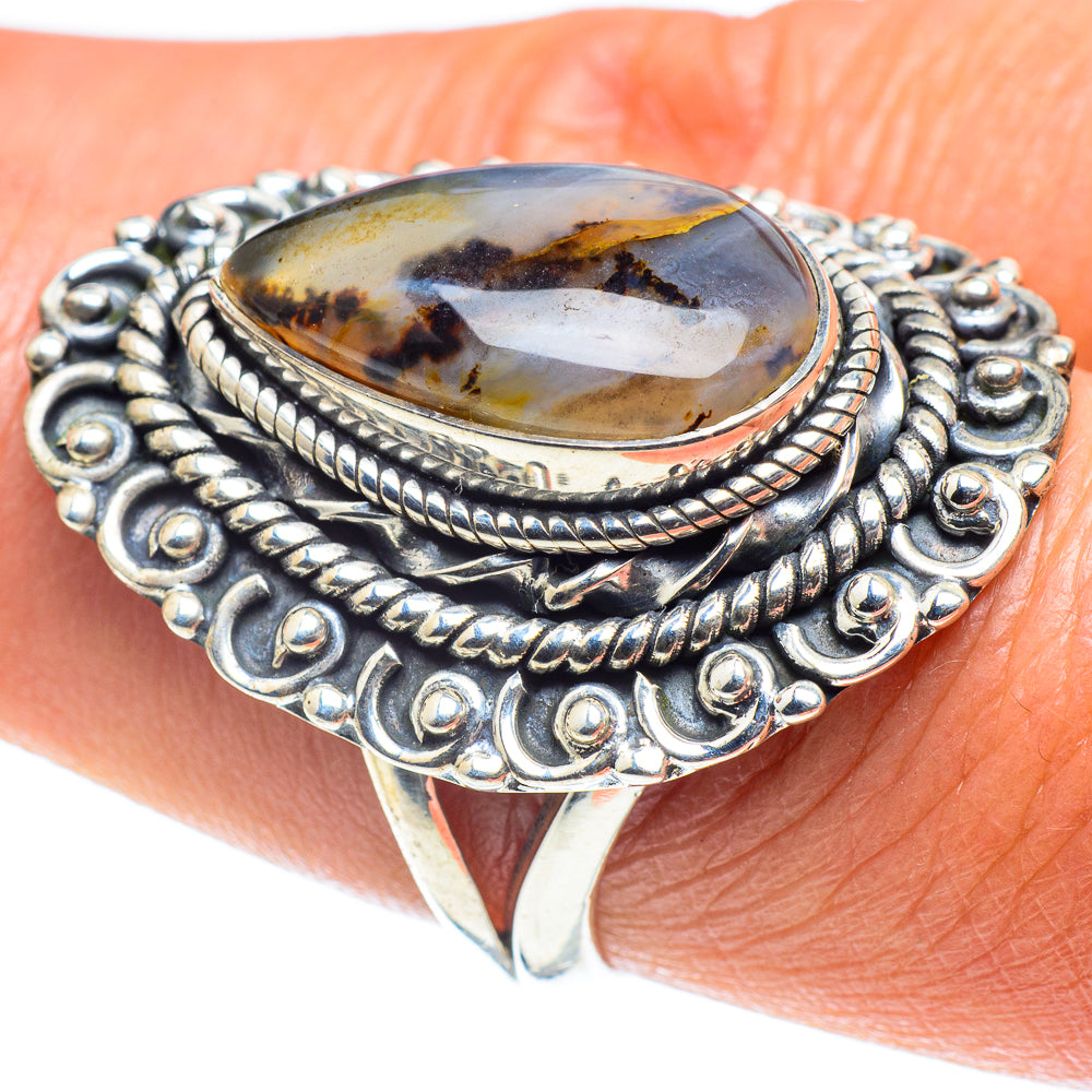 Montana Agate Rings handcrafted by Anasilvercos - RING58714