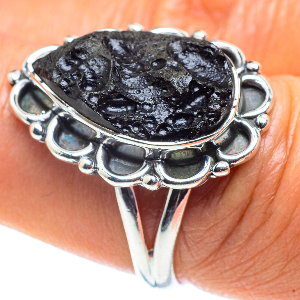 Tektite Rings handcrafted by Anasilvercos - RING58735