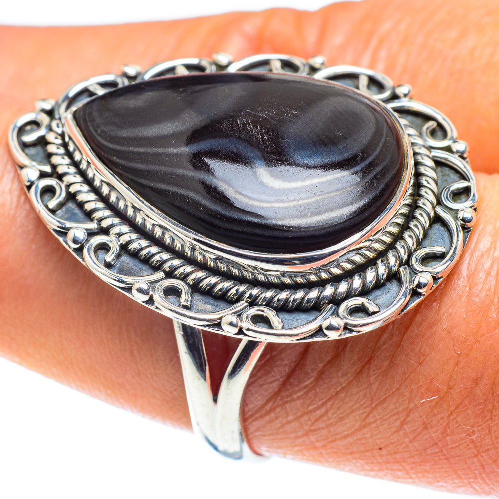 Psilomelane Rings handcrafted by Anasilvercos - RING58736