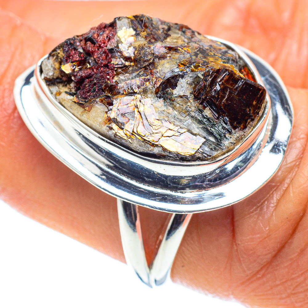 Astrophyllite Rings handcrafted by Anasilvercos - RING58743