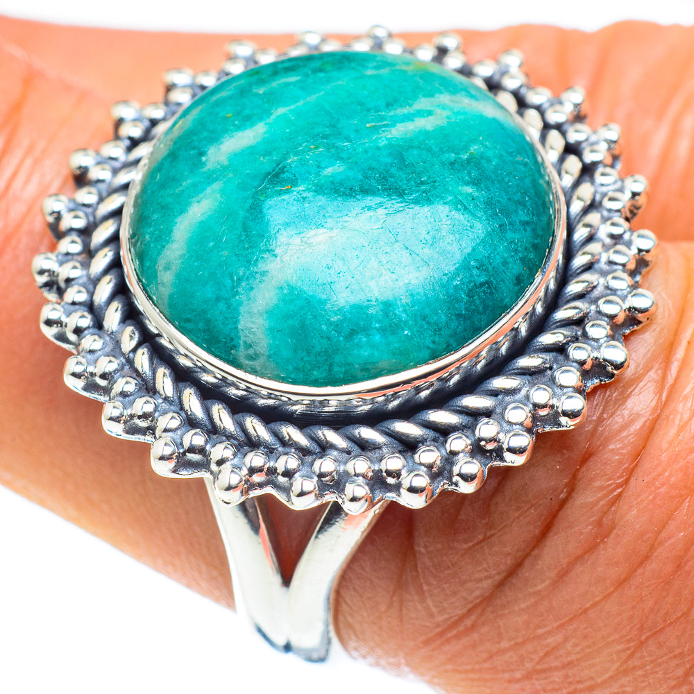 Amazonite Rings handcrafted by Anasilvercos - RING58754