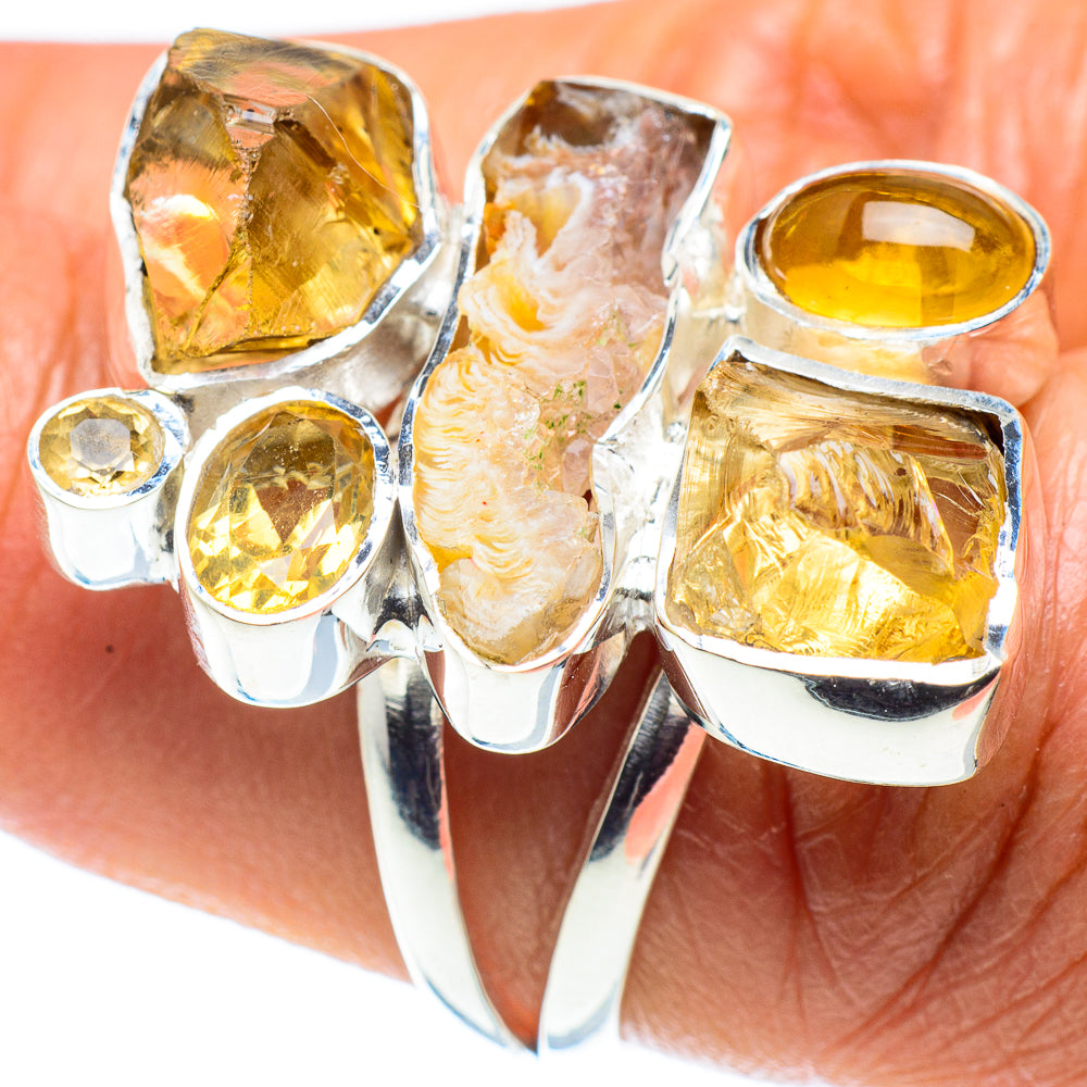 Citrine Rings handcrafted by Anasilvercos - RING58760