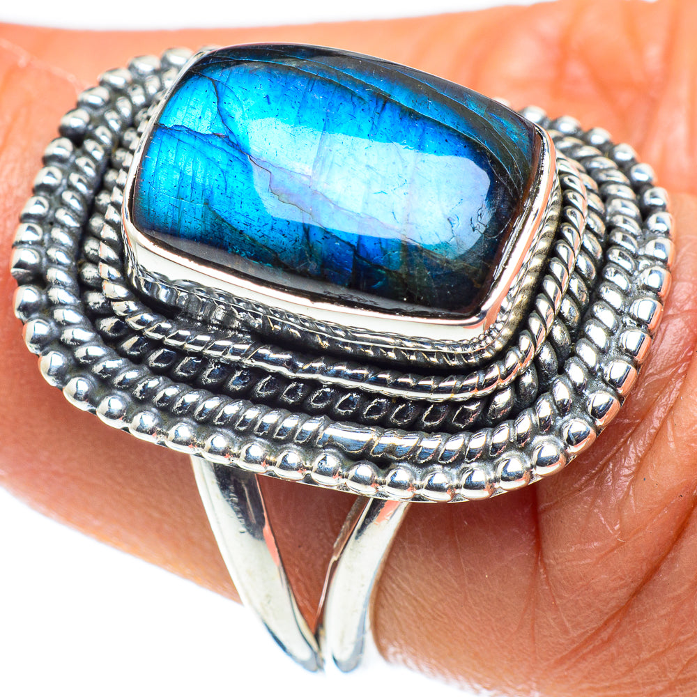 Labradorite Rings handcrafted by Anasilvercos - RING58766