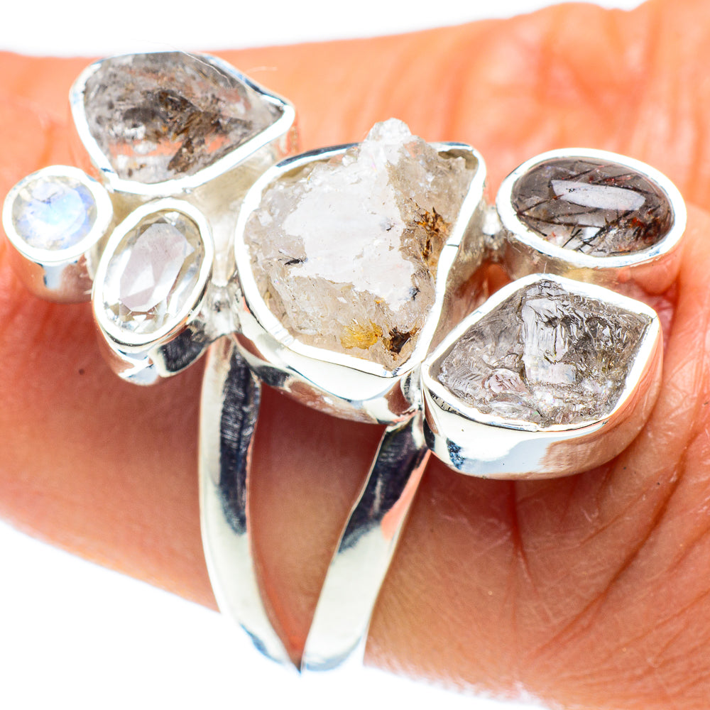 Herkimer Diamond Rings handcrafted by Anasilvercos - RING58779