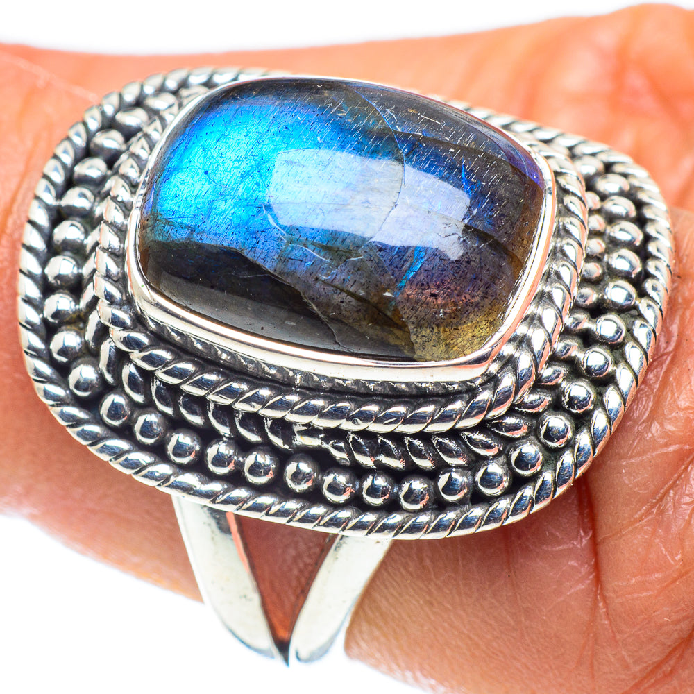Labradorite Rings handcrafted by Anasilvercos - RING58782