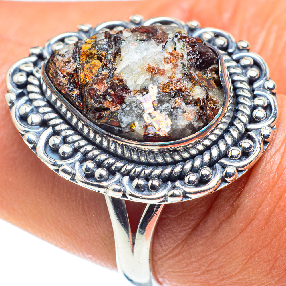 Astrophyllite Rings handcrafted by Anasilvercos - RING58790